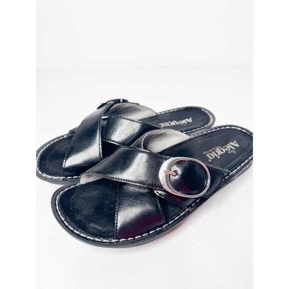 Alegria Vanya Sandal Women’s US 9–9.5 EU 40 Black Leather Adjustable VYA-7409 - Picture 1 of 12